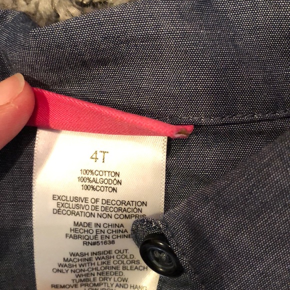 Kidtopia 4t denim tunic - Picture 3 of 4